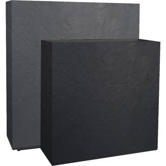 Muret EDA Loft plastique L78,5 H60 cm 46L gris galet