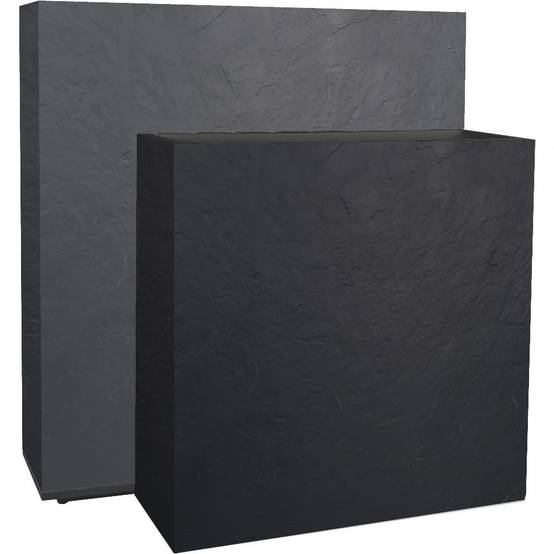 Muret EDA Loft plastique L78,5 H60 cm 46L gris galet - Image 1
