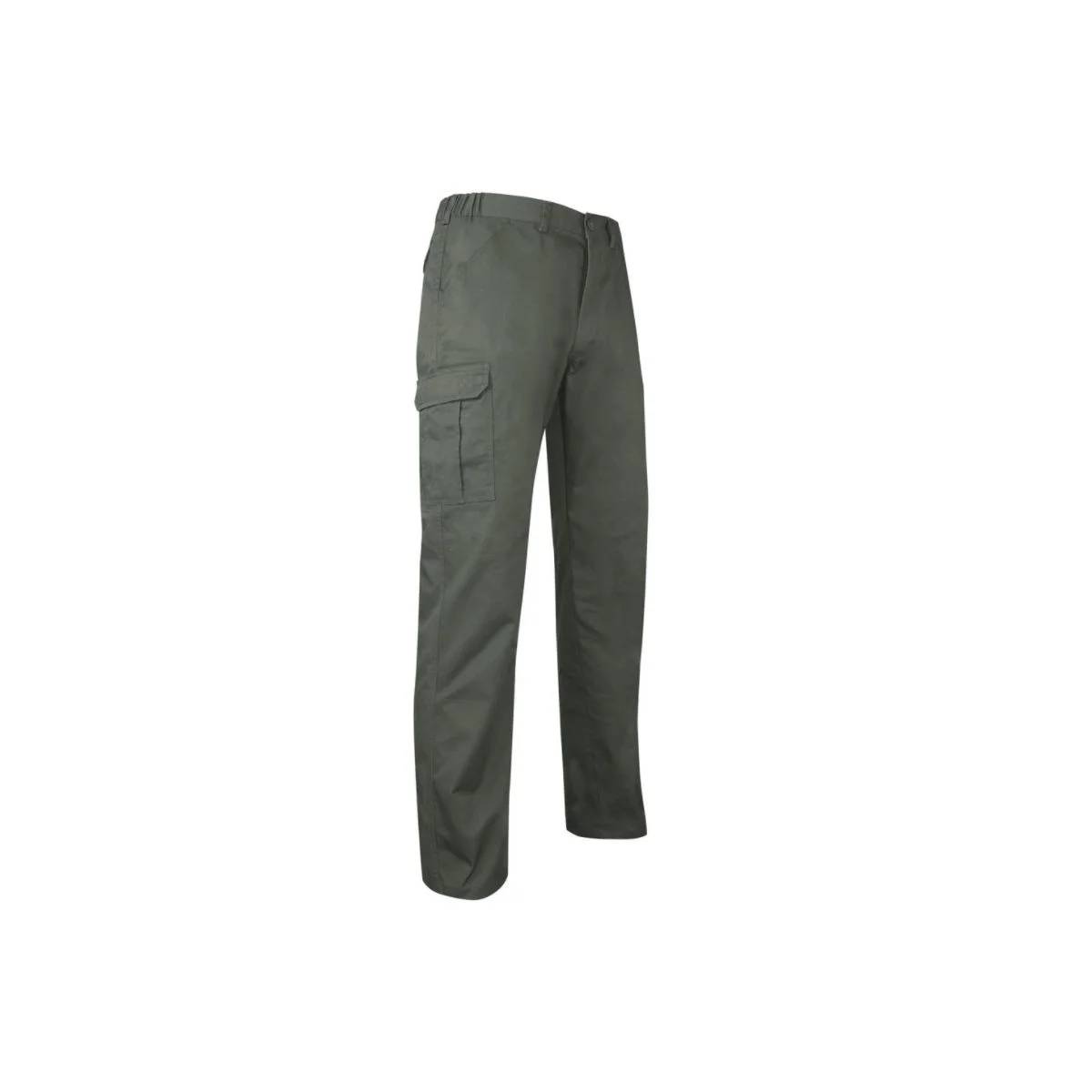Pantalon de travail multipoches kaki - LMA - Image 1