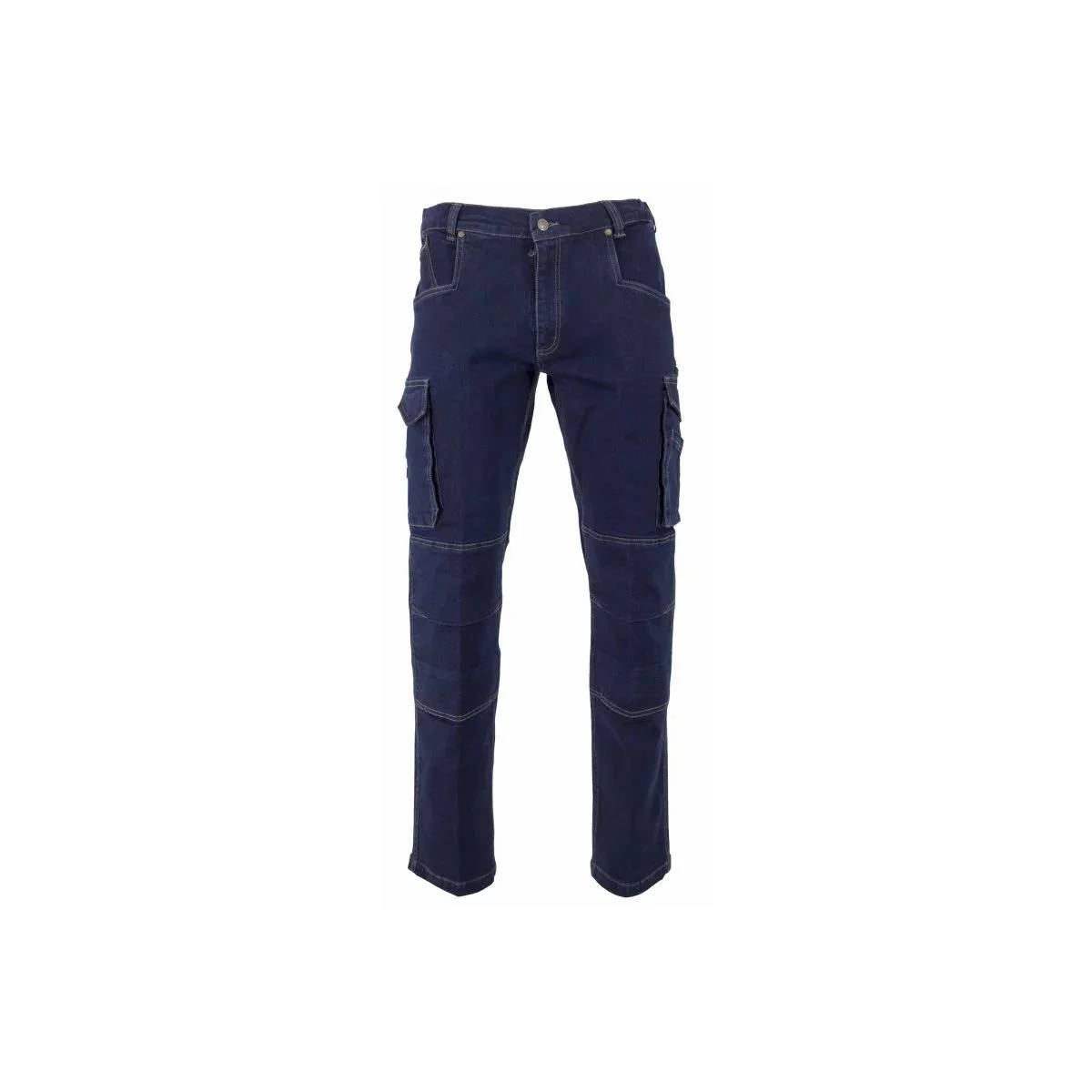 jeans braguette zippée poches genouillères - Image 1