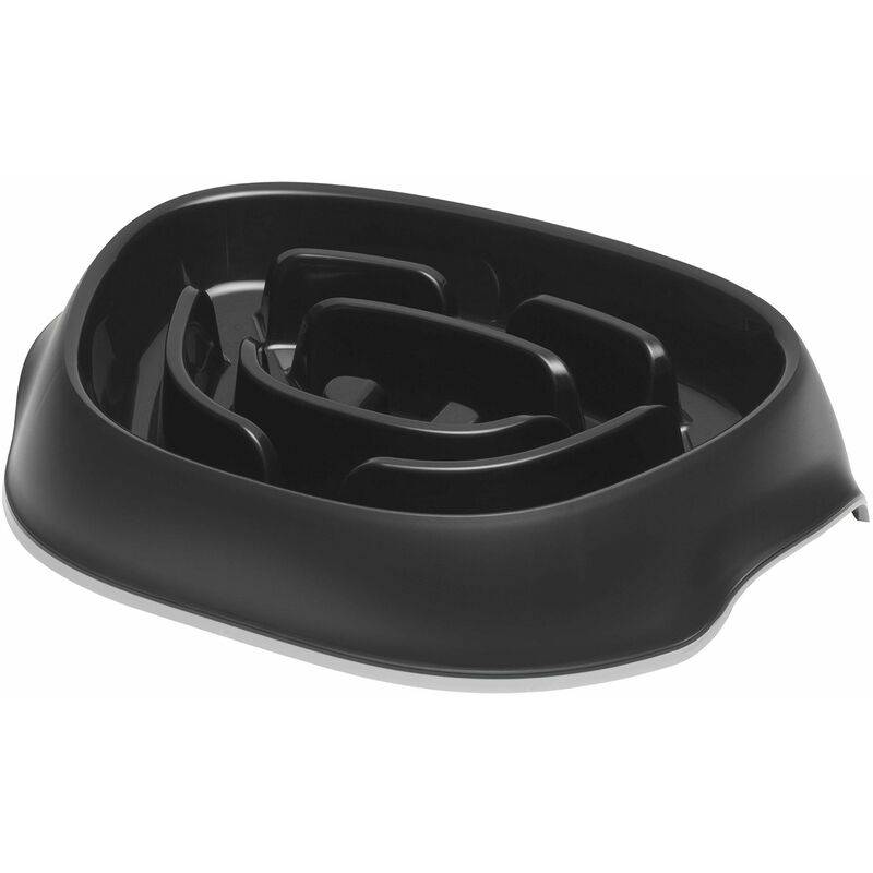 Ecuelle anti glouton plastique noir 950 ml 34,5x24,5x8,5 cm - MODERNA - Image 2