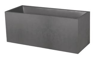 Jardinière EDA rectangulaire Basalt Anthracite