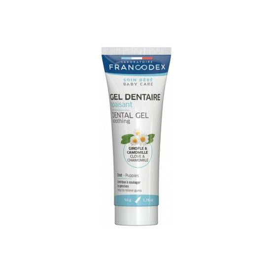Gel dentaire apaisant pour chiot 50 g - FRANCODEX - Image 3