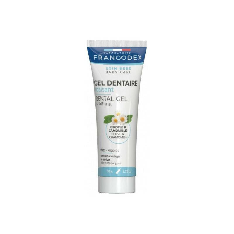 Gel dentaire apaisant pour chiot 50 g - FRANCODEX - Image 3