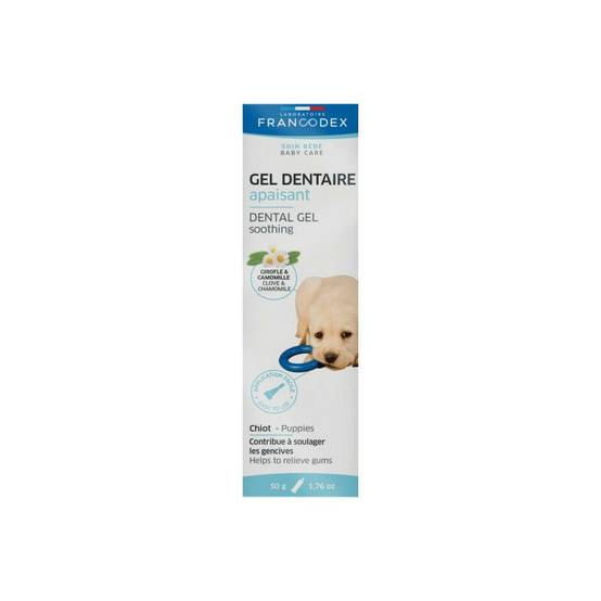 Gel dentaire apaisant pour chiot 50 g - FRANCODEX - Image 2