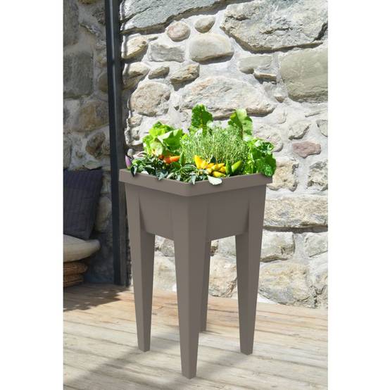 Eda - Espace potager sur pied EDA Vég&Table - Taupe - Image 1