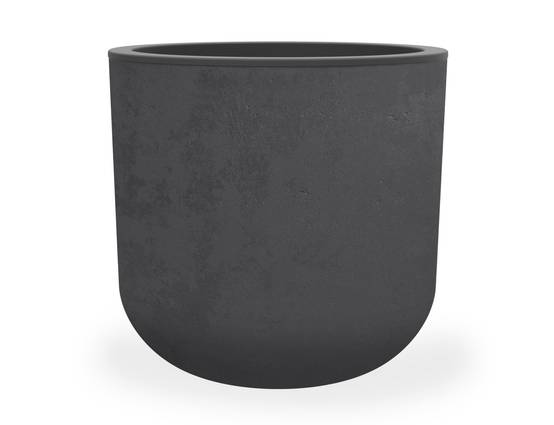 Pot rond Basalt Up gris anthracite – EDA