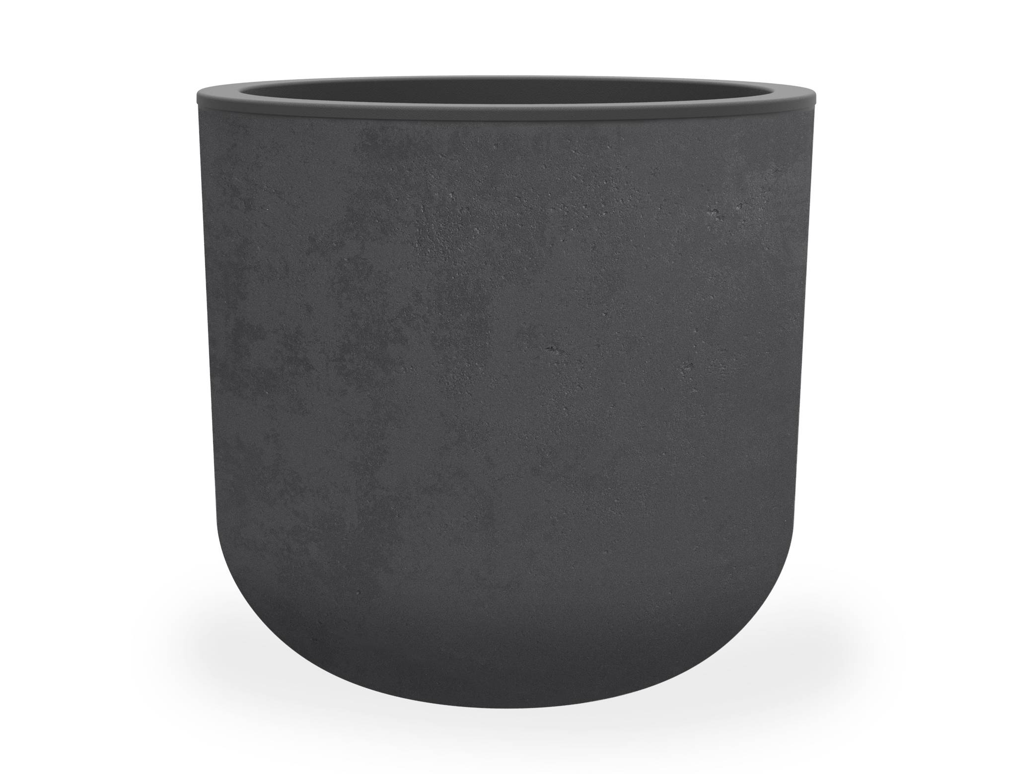 Pot rond Basalt Up gris anthracite – EDA