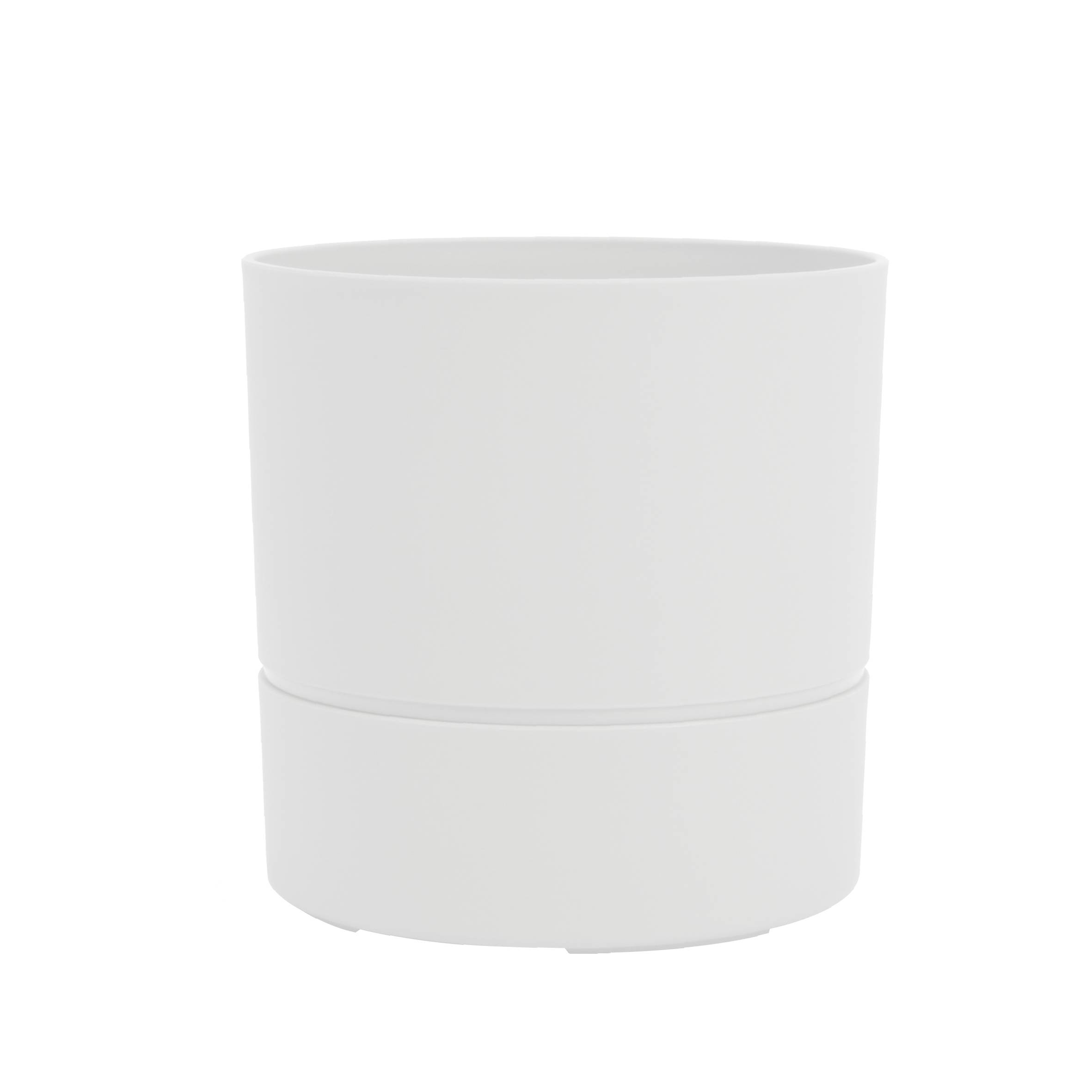 EDA - Pot rond Aquaduo Blanc Ivoire Ø.20 x H.19,3 cm - 3,5 L