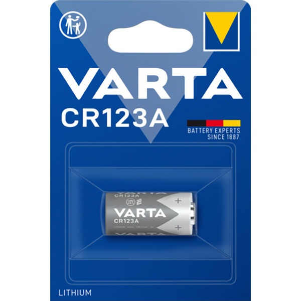 PILE LITHIUM PHOTO VARTA CR123 X 1 - Image 1