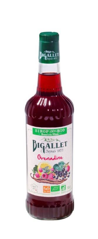 Bigallet - Sirop de grenadine BIO 70 cl - Bigallet - Image 1