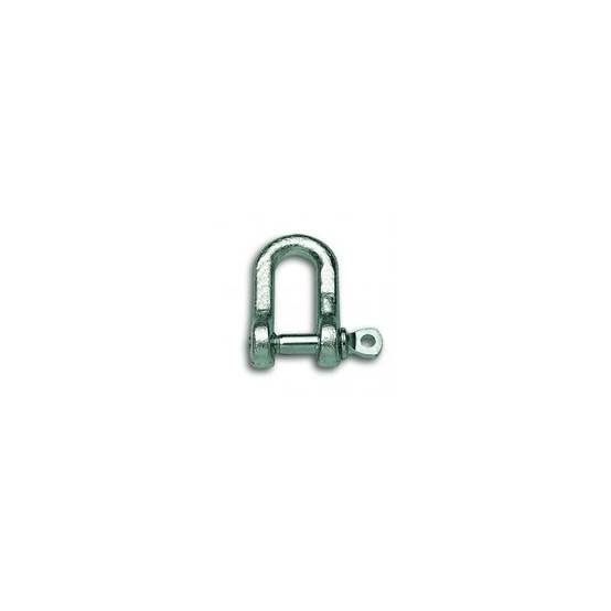 Manille droite piton à œil acier zingué Ø 11 mm L 26,5 mm - CHAPUIS
