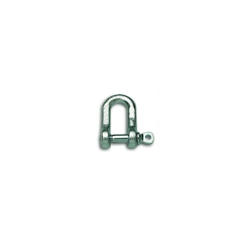 Manille droite piton à œil acier zingué Ø 11 mm L 26,5 mm - CHAPUIS