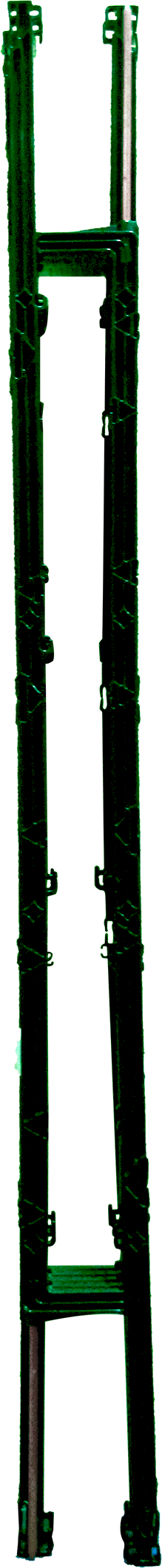 Lacme - Piquet plastique ISOPOST 140 vert avec talon profilé - LACME - Image 1