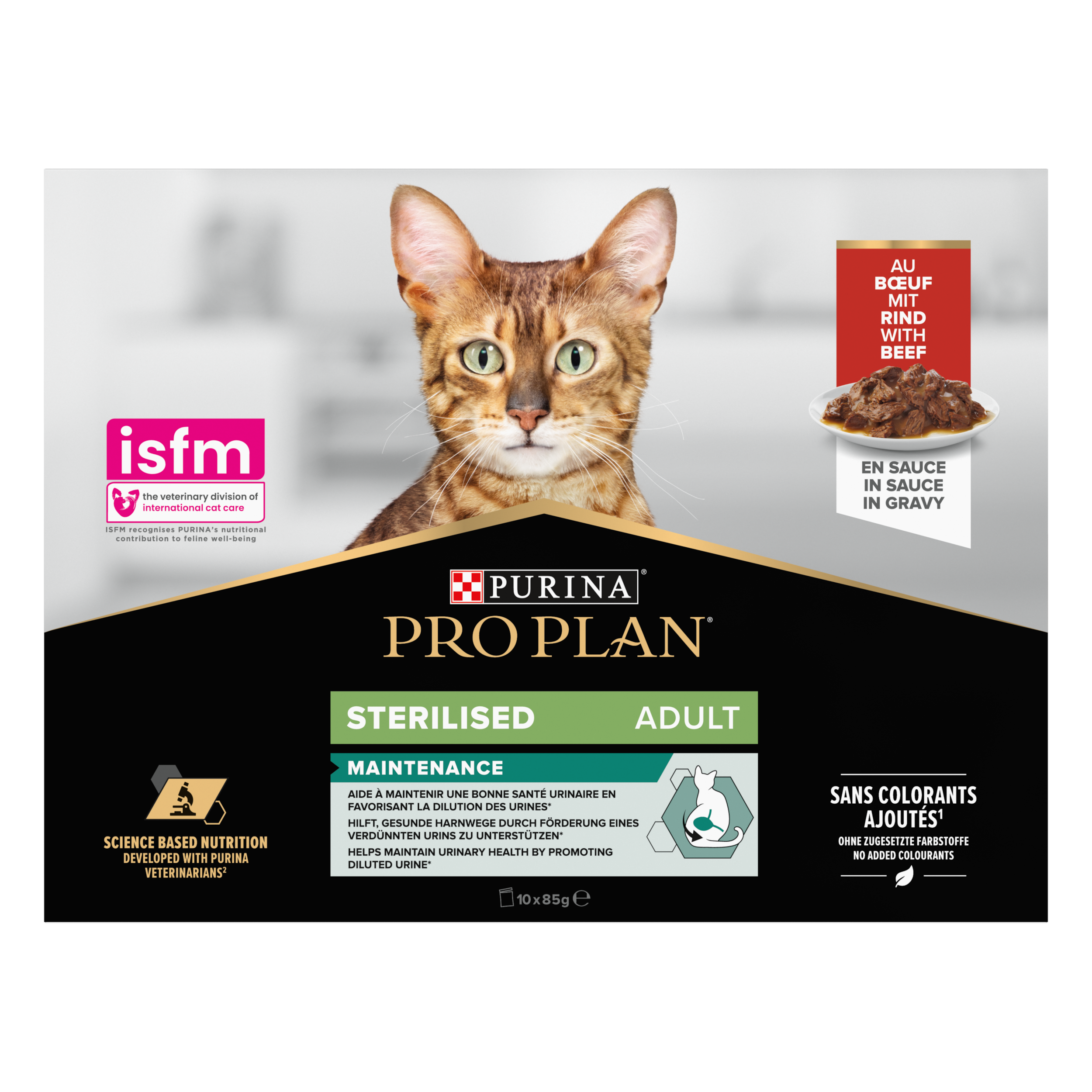 Purina Pro Plan - Patée chat Stérilisé boeuf 85 g  – PRO PLAN - Image 2