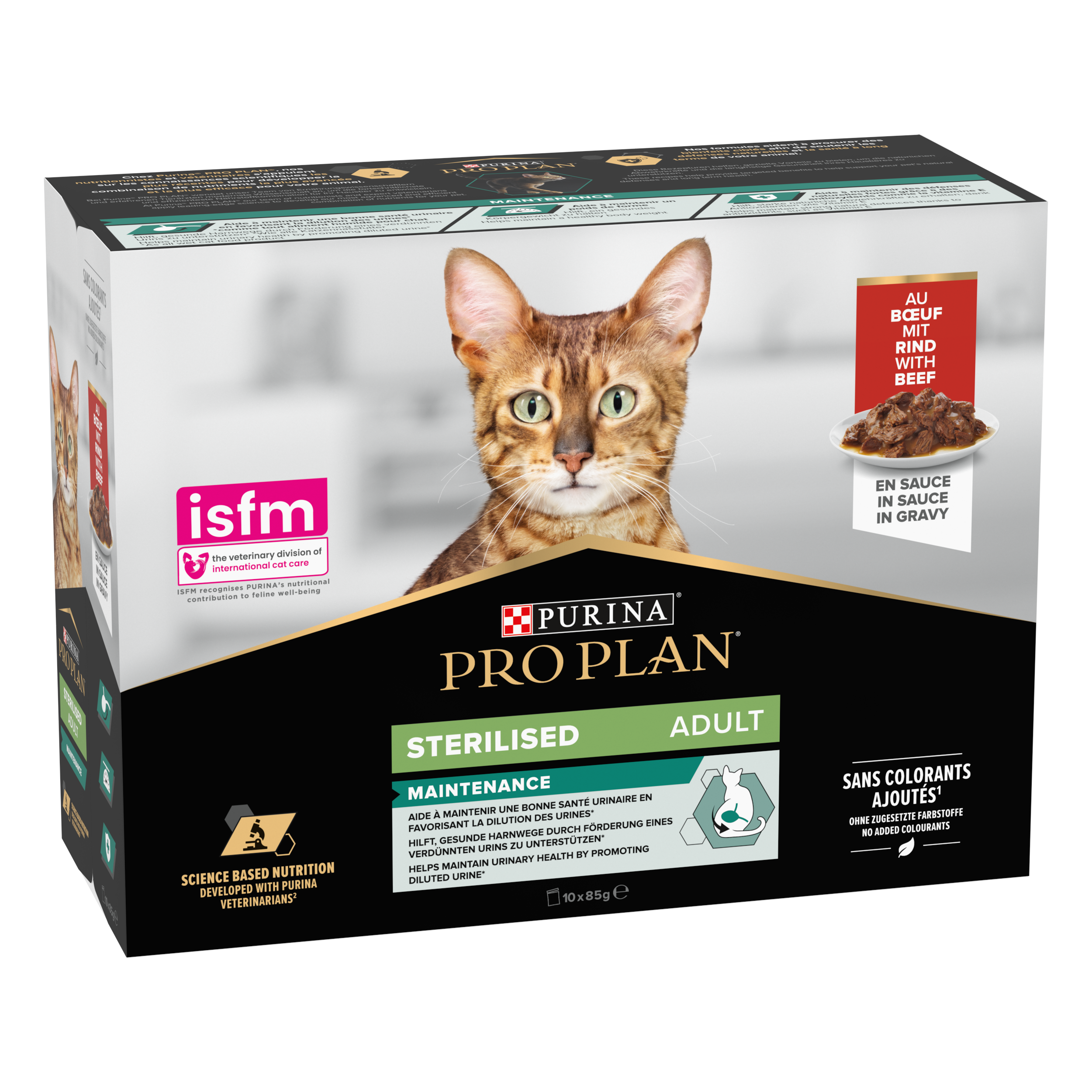 Purina Pro Plan - Patée chat Stérilisé boeuf 85 g  – PRO PLAN - Image 1
