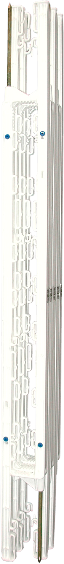 Lacme - Piquet plastique KIPOST 110 blanc avec talon profilé - Image 2