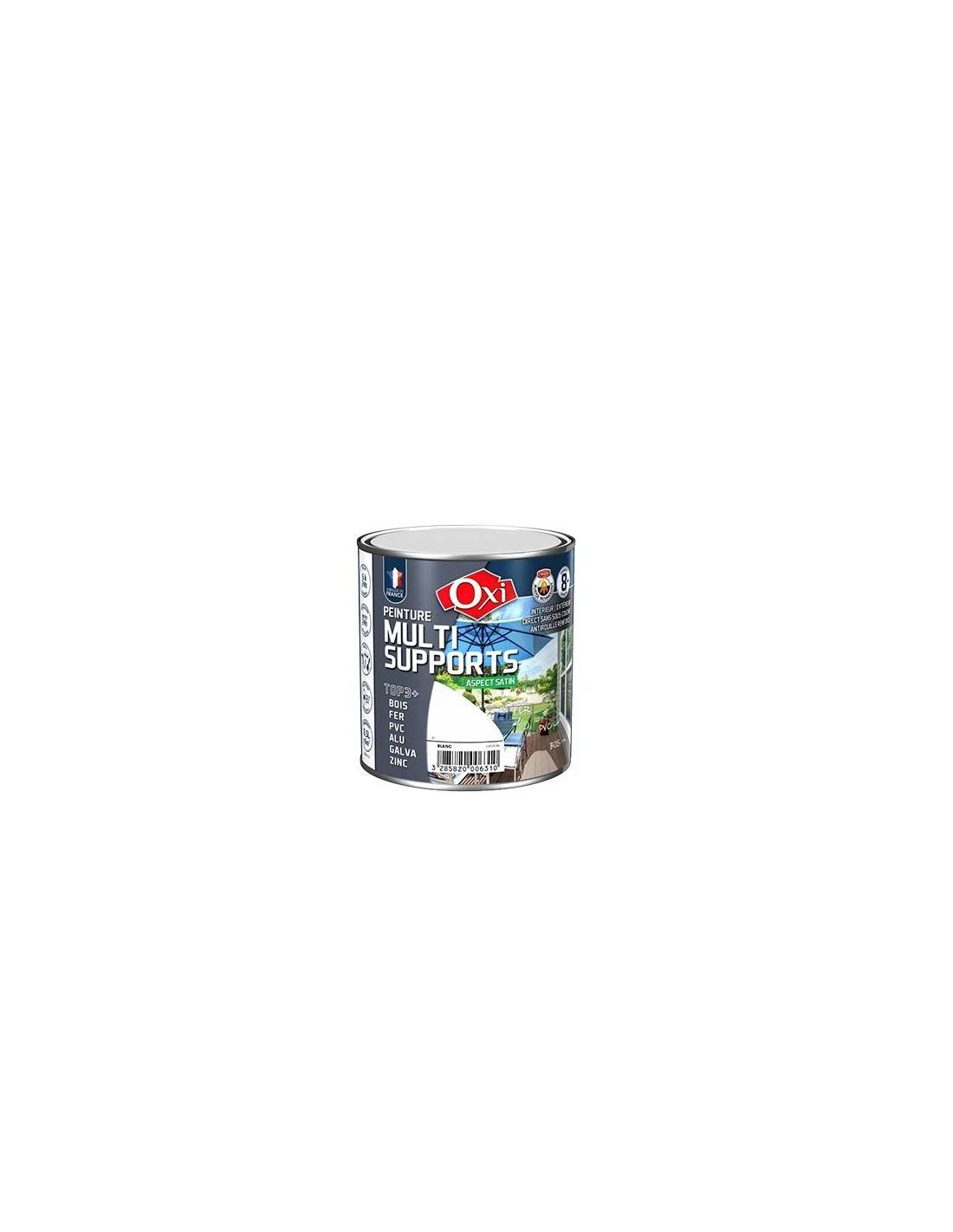 Peinture bois fer PVC satin 500ml blanc - OXI - Image 2
