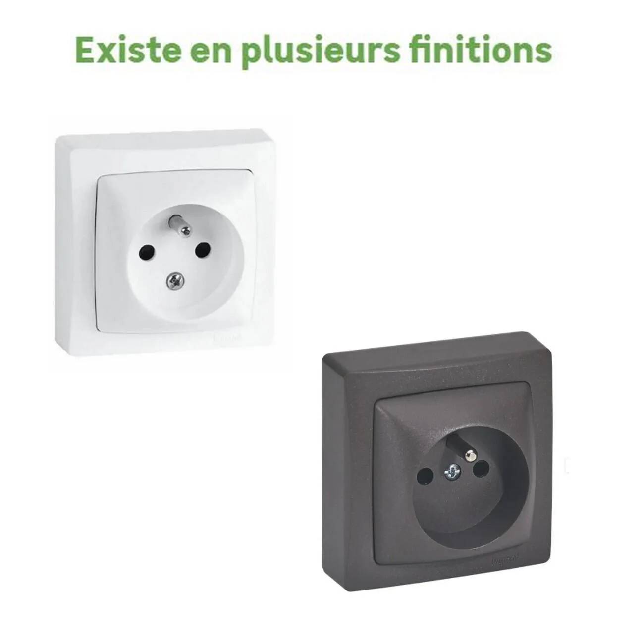 Prise de courant avec terre LEGRAND - Image 2