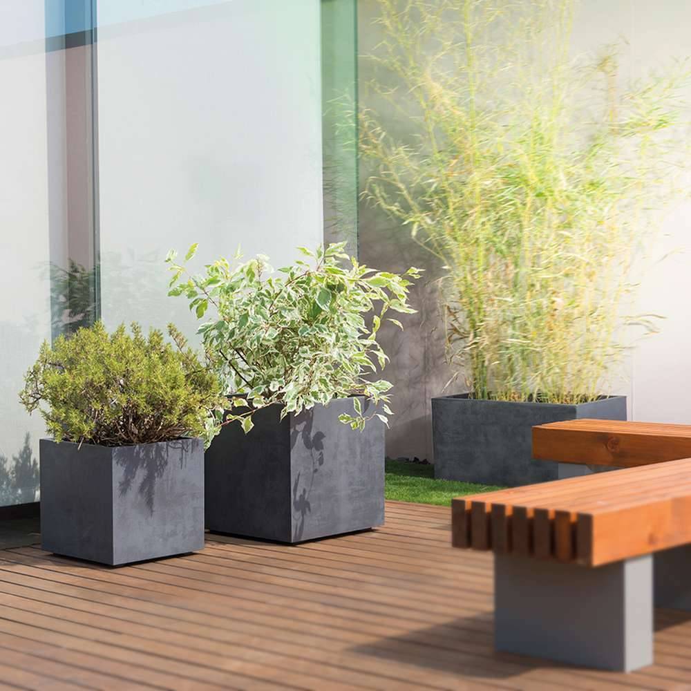 Deroma - Muret Jardinière Réserve d'Eau Plastique - DEROMA - Image 7