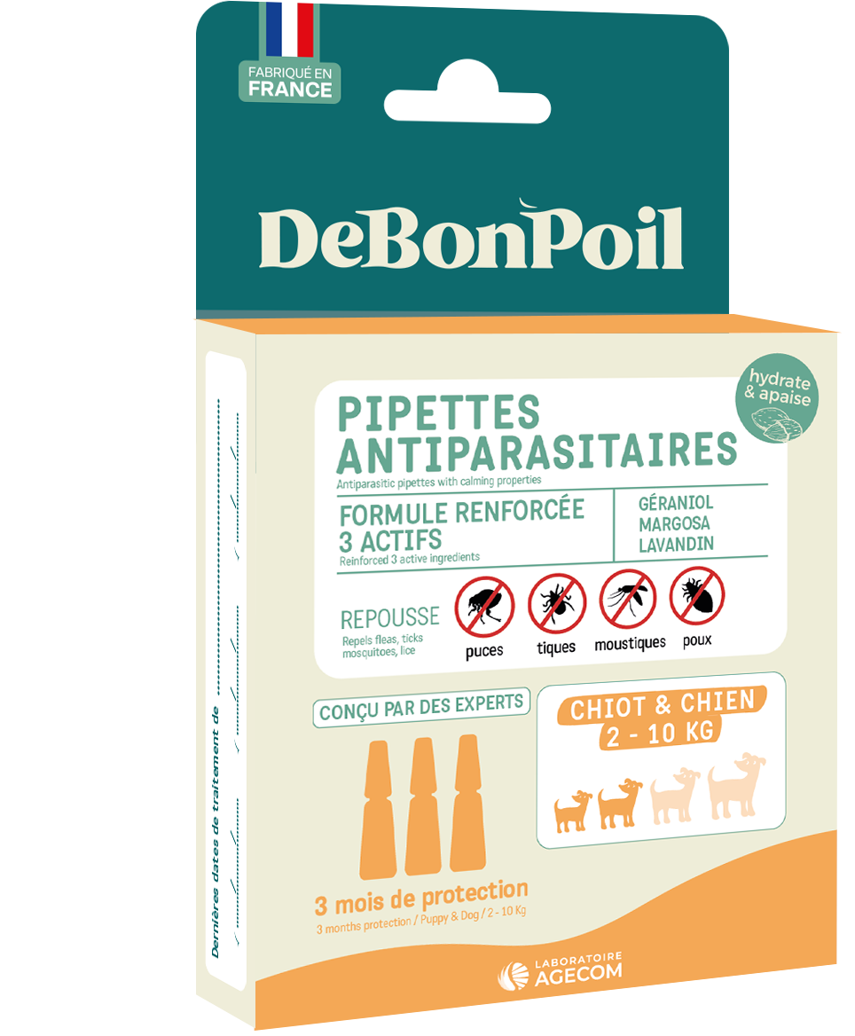 Laboratoire Agecom - ACTIPLANT'3 PIPETTES INGREDIENTS BIO CHIEN S X3 - Image 2