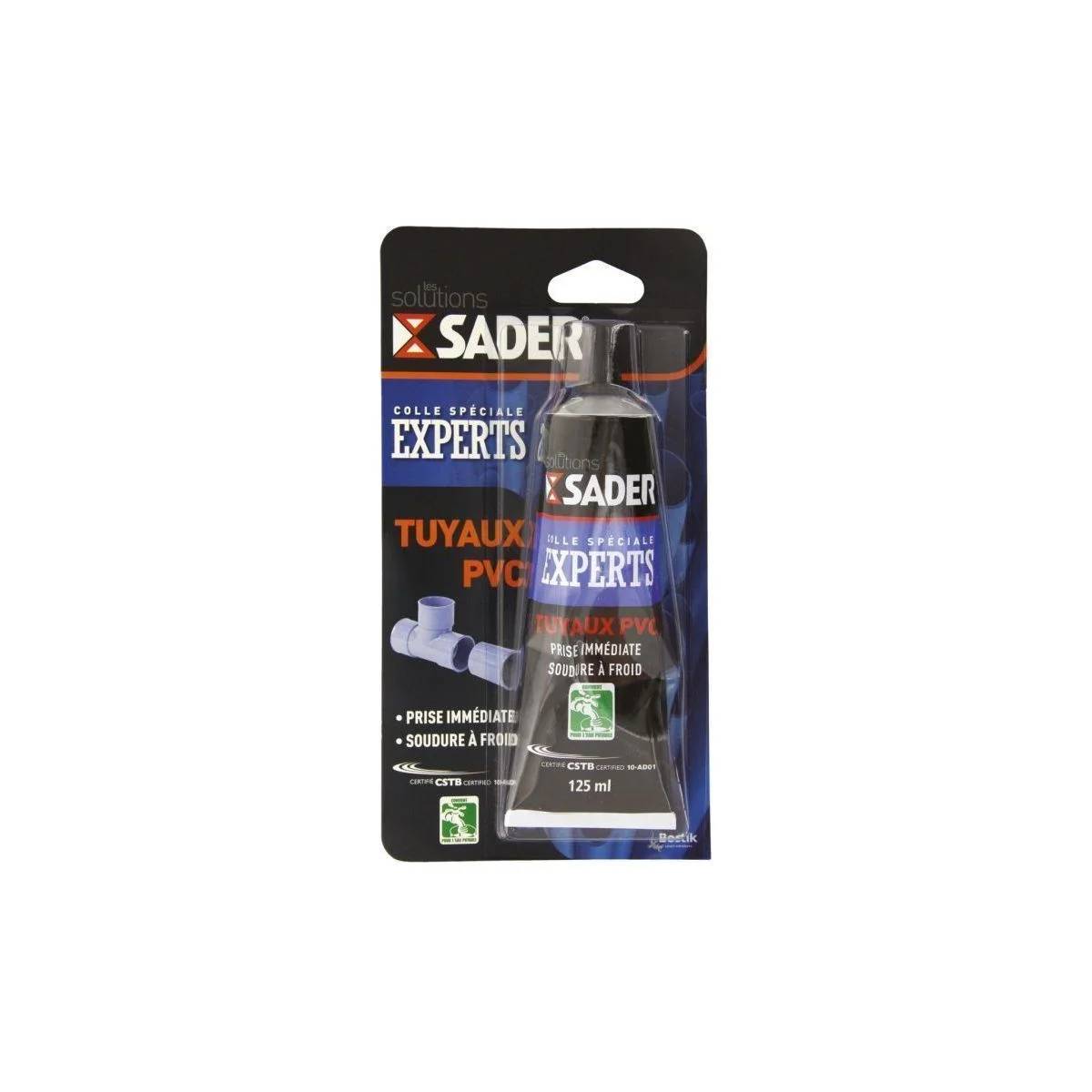 Colle tuyaux PVC 125 ml - SADER