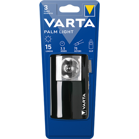 Lampe de poche métal clip ceinture VARTA - Image 1