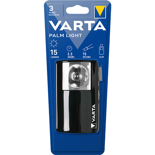 Lampe de poche métal clip ceinture VARTA - Image 1