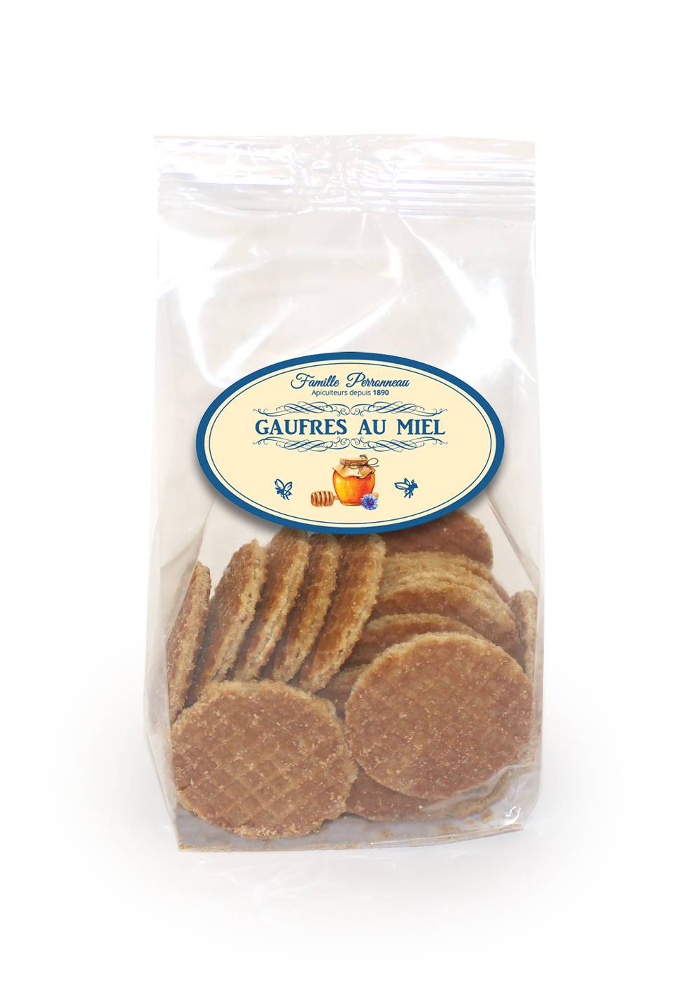 Finabeil - Nos Gaufres au Miel allient une texture croustillante et une coul
