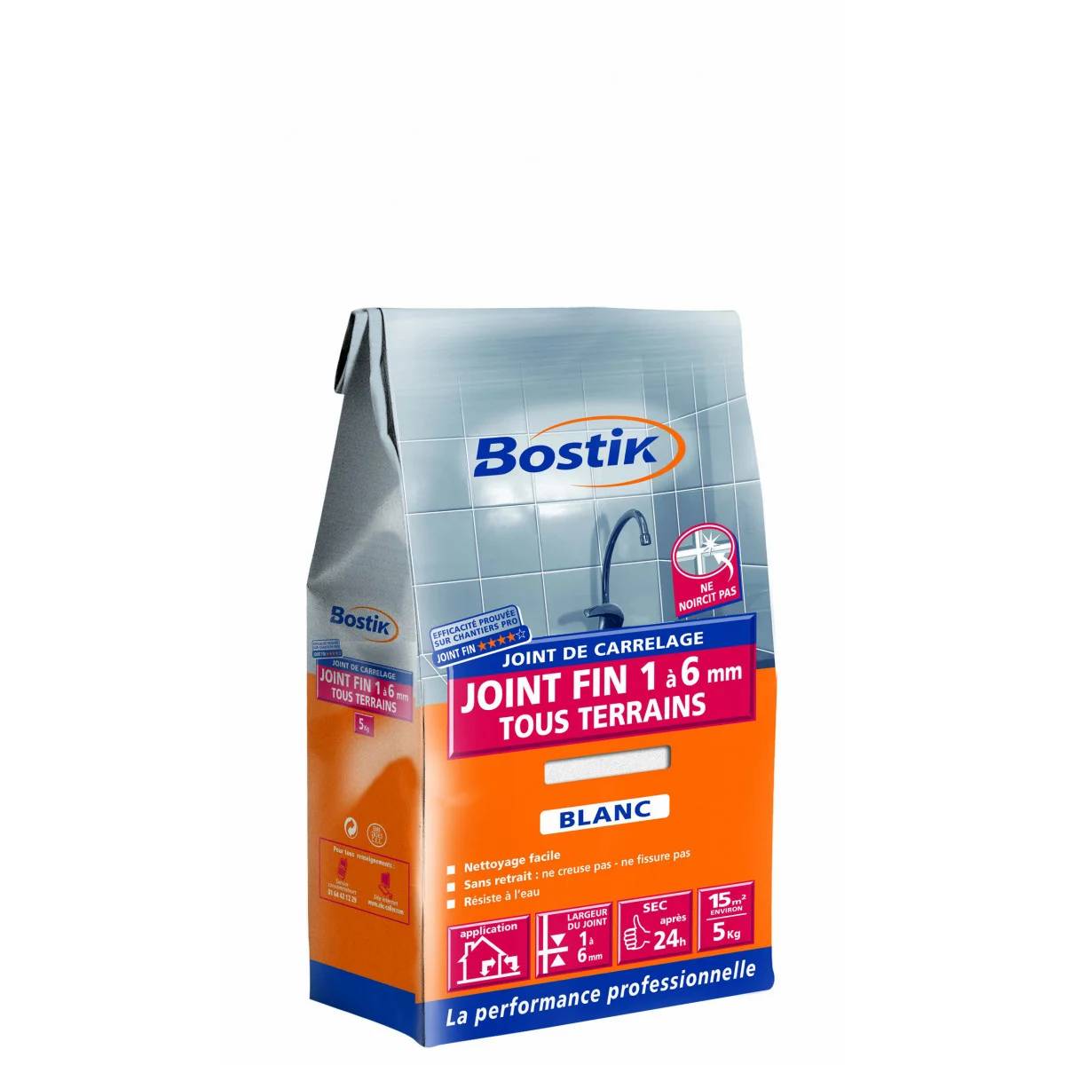 Joint Carrelage Fin Blanc 1 à 6 mm 1kg – BOSTIK - Image 2