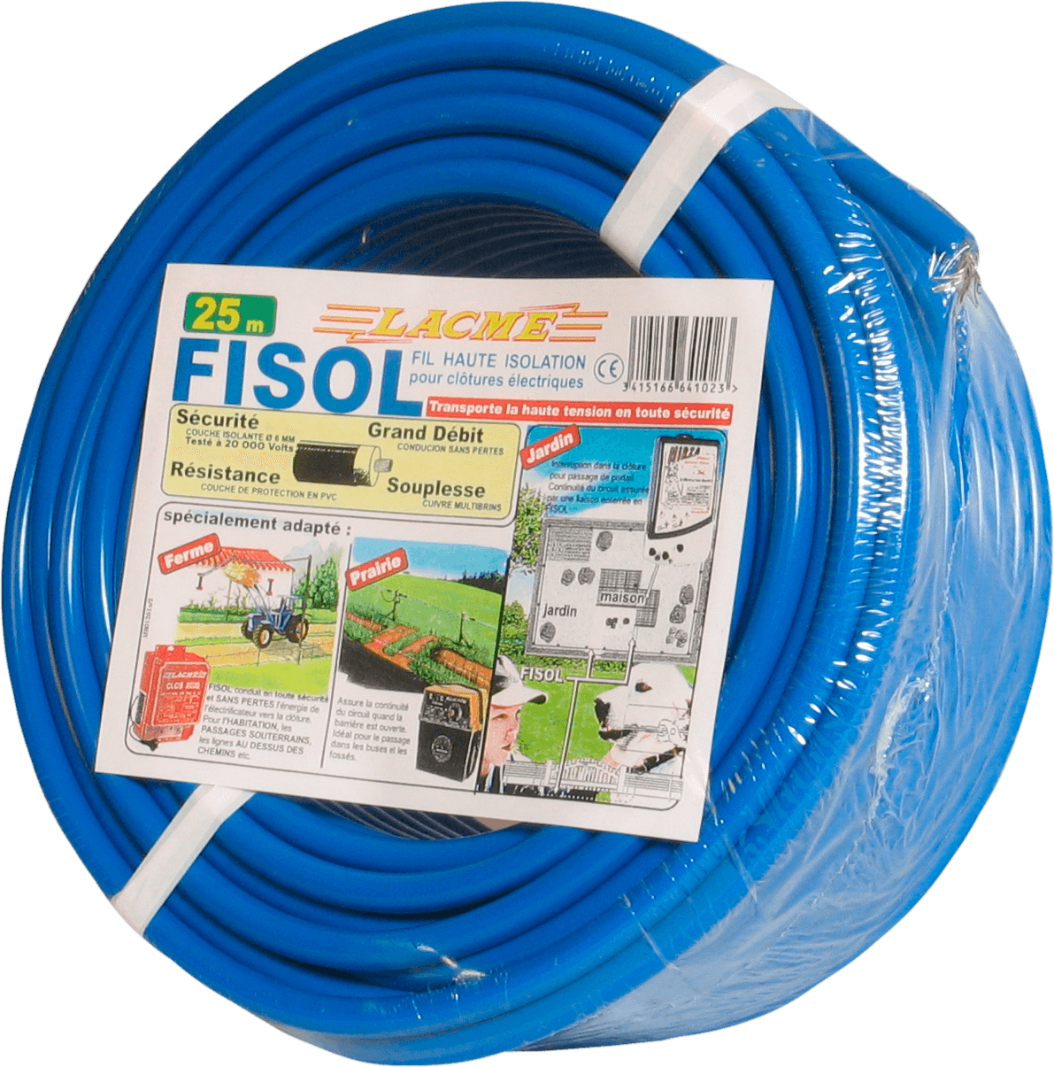 Lacme - Fisol, Conducteur, Fils haute tension Cuivre - Image 1