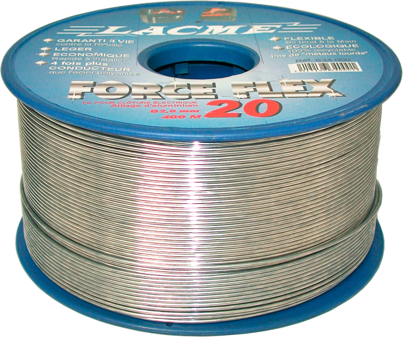 Lacme - FORCEFLEX 20,  mono brin Ø2 mm, Bobine 400 m - Image 1