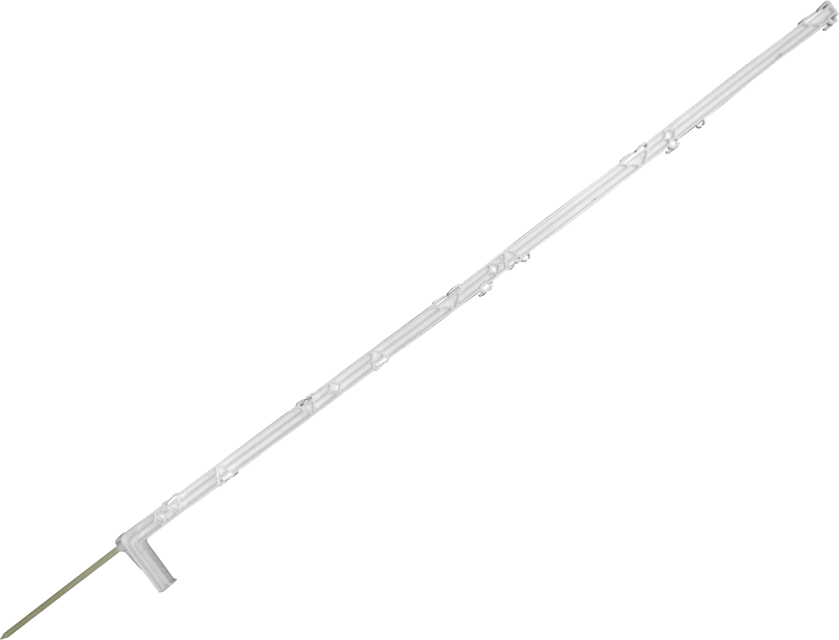 Lacme - Piquet ISOPOST 140 blanc, talon profilé. - Image 2