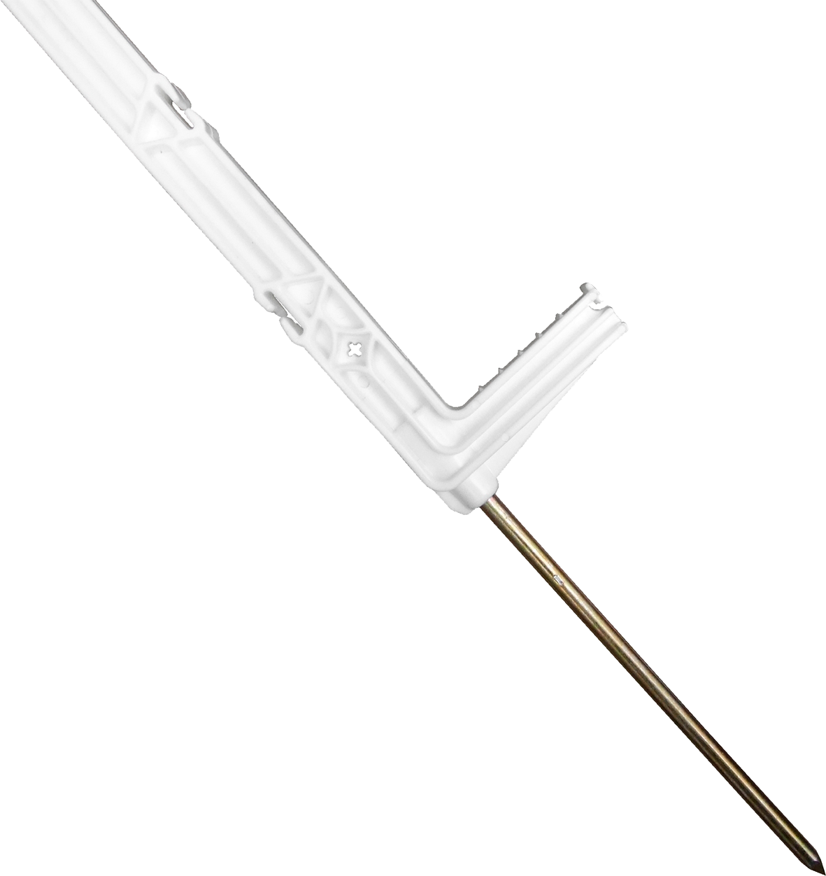 Lacme - Piquet ISOPOST 140 blanc, talon profilé. - Image 3
