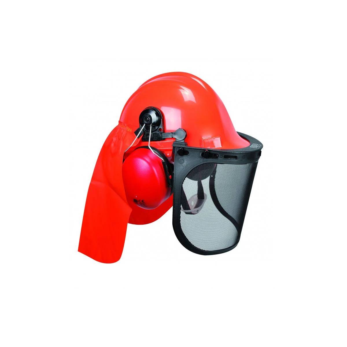 Solidur - Casque forestier complet pour utilisateurs de scie à chaine orange taille unique - Solidur - Image 1