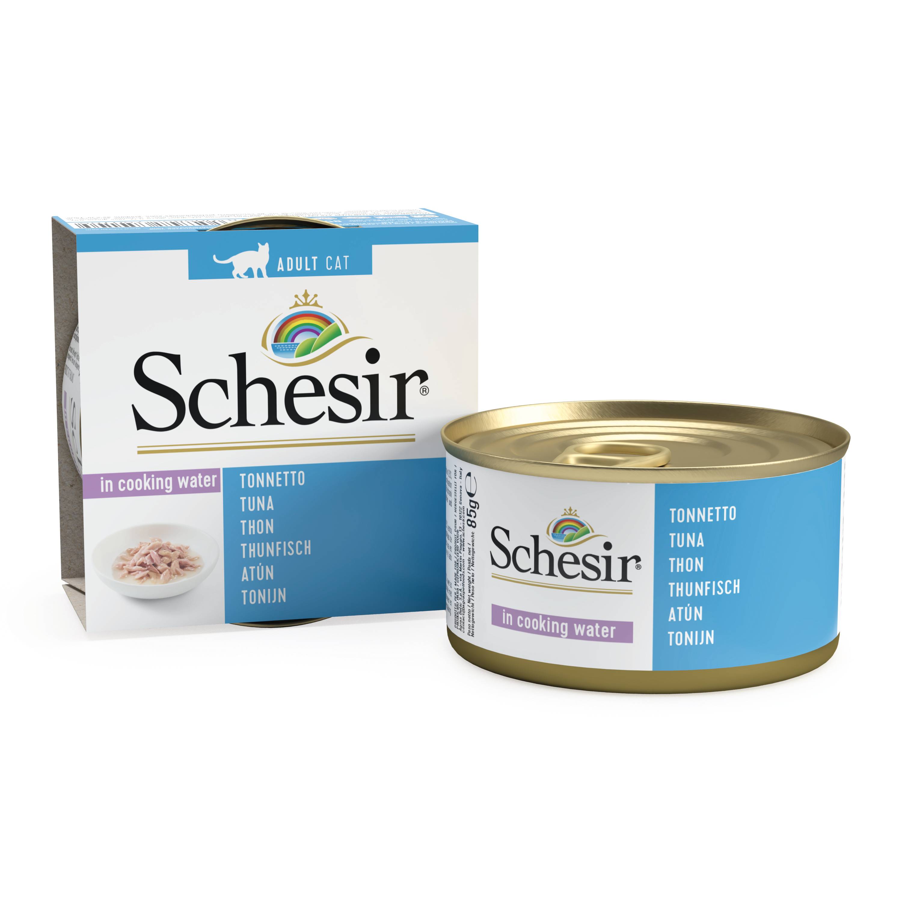 Schesir Chat - Aliment Thon au naturel 85g