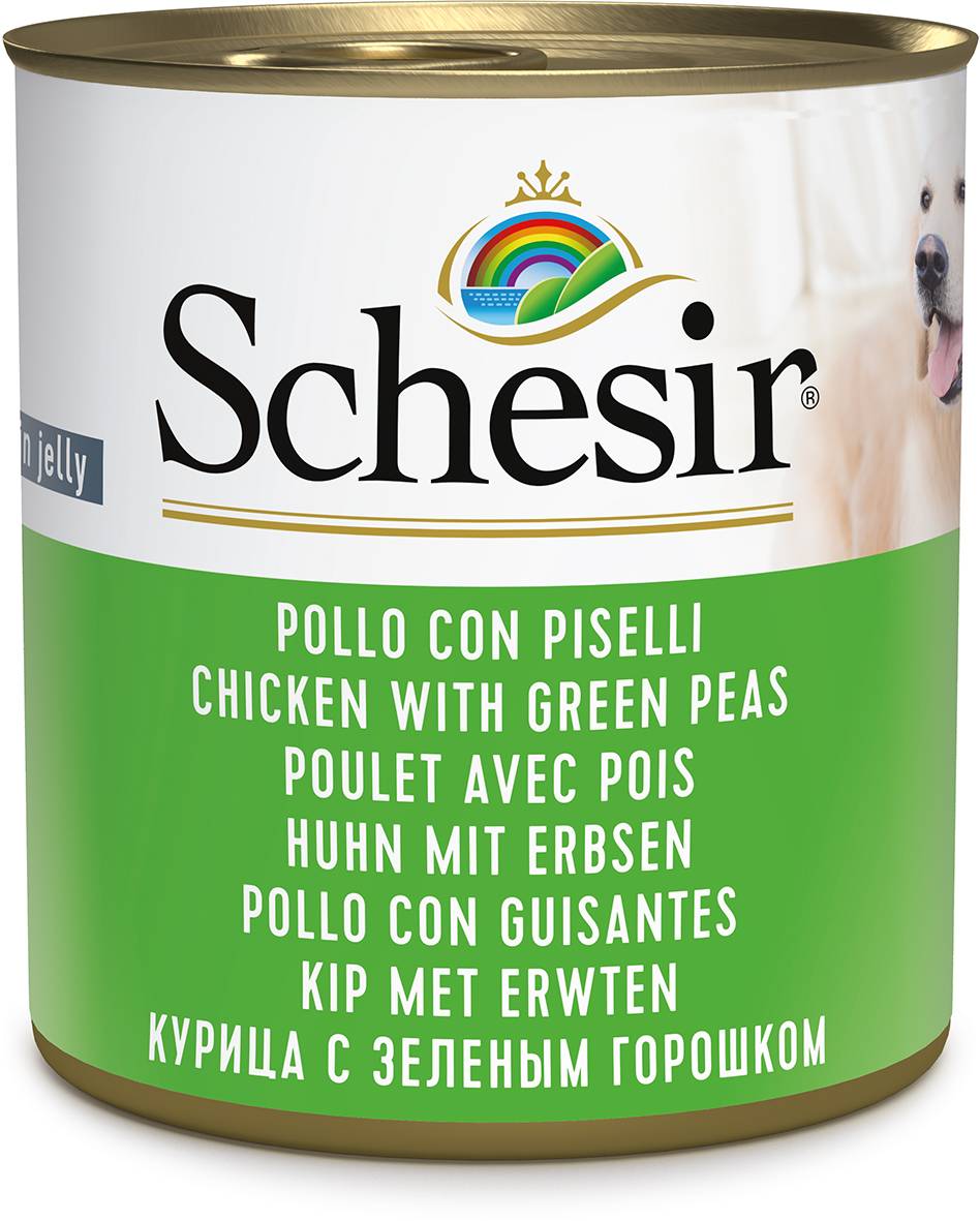 Boîte en gelée pour chien poulet-pois – SCHESIR
