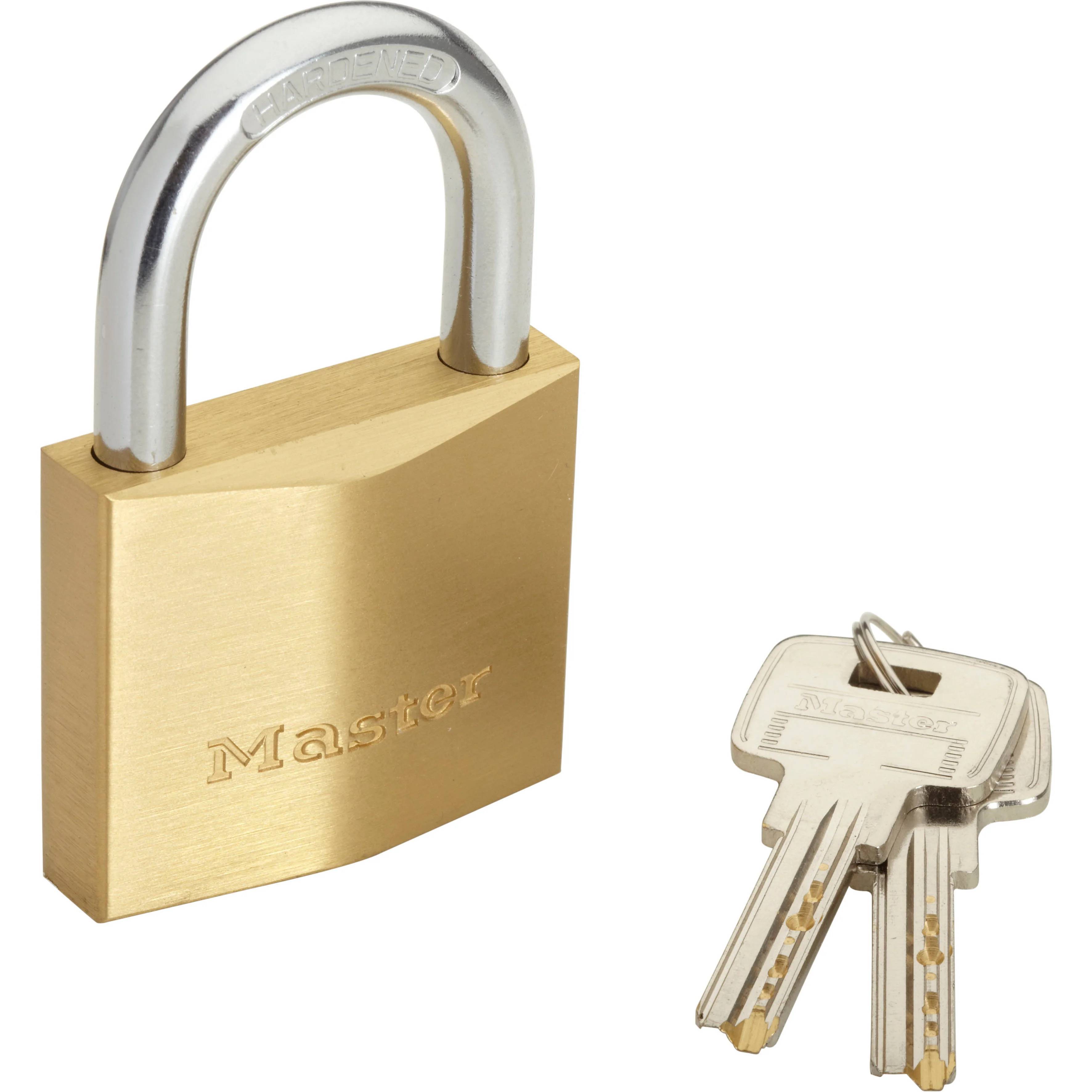 Cadenas à Clé Laiton Massif 50 mm Anse Acier 30 mm - MASTER LOCK - Image 3