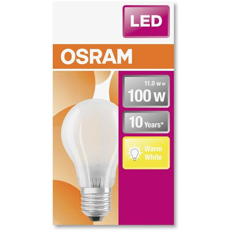Ampoule LED standard verre dépoli blanc chaud Ø60 mm L.105 mm - Osram - Image 11