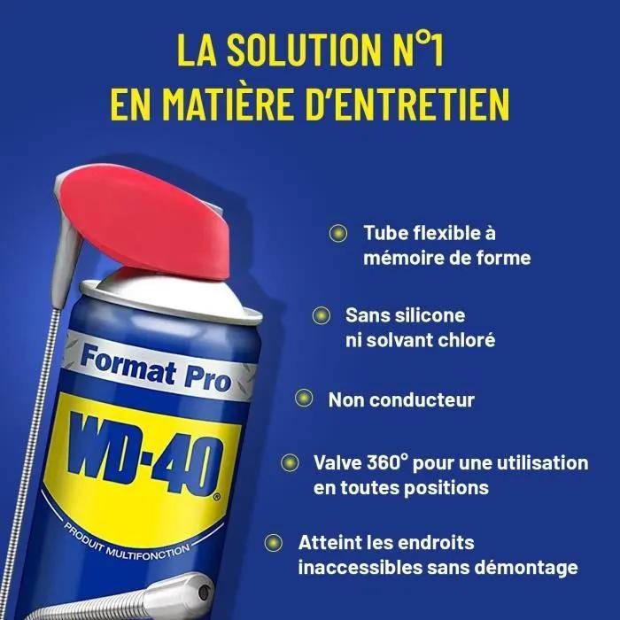 Dégrippant flexible aérosol ambre clair 600 ml modèle 33448 - Wd40 - Image 3