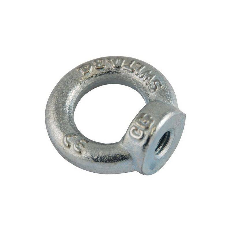 Anneau de levage femelle acier zingué C15 gris H.4.1 cm M16 - Chapuis