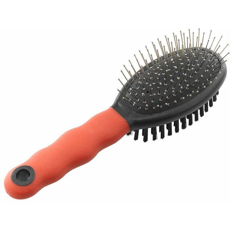 Brosse double-face pour poil court/long pour les chats et chiens - Image 2