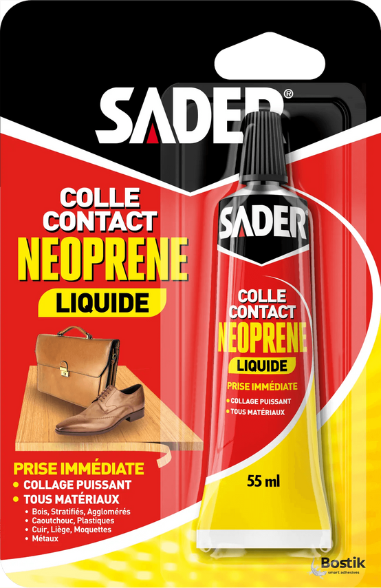 Colle néoprène liquide 55ml SADER - Image 1