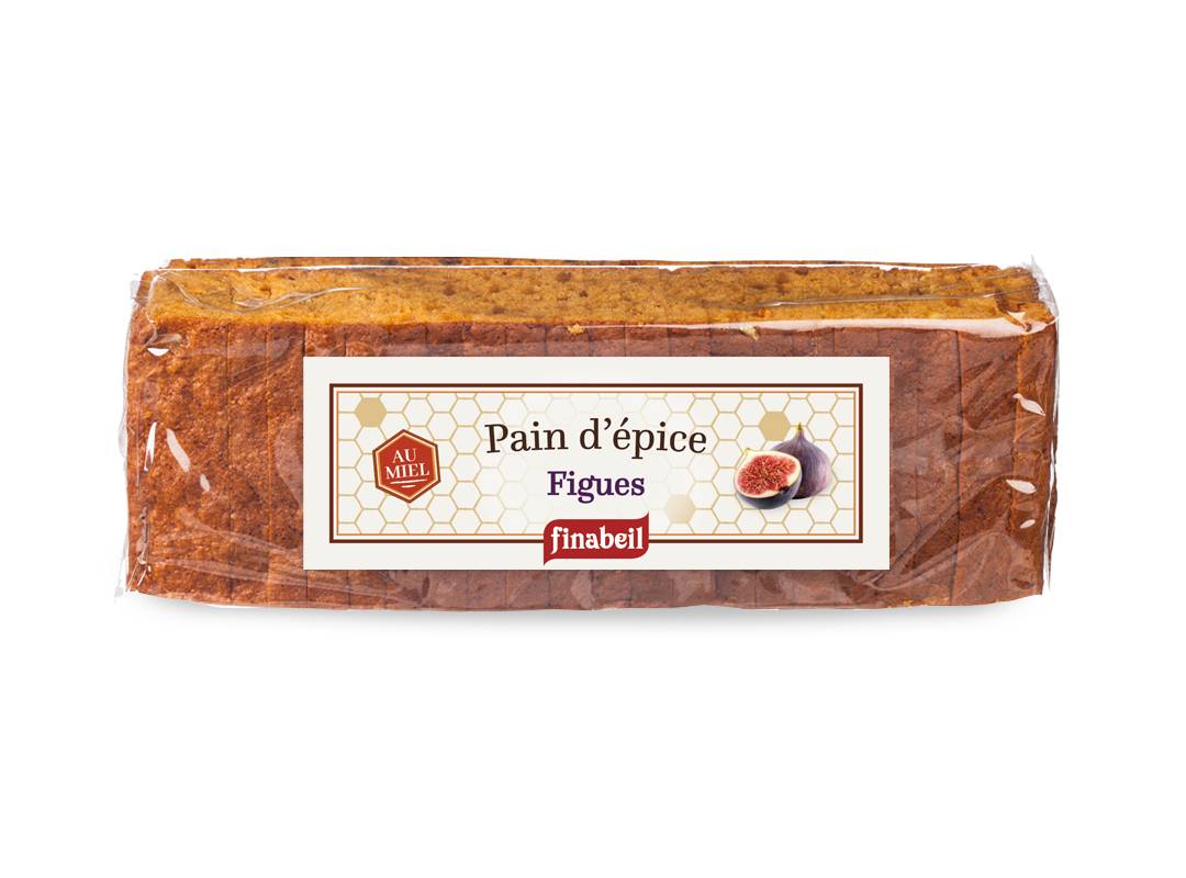 Finabeil - Pain d'épices tranché figues 300 g - Finabeil - Image 2