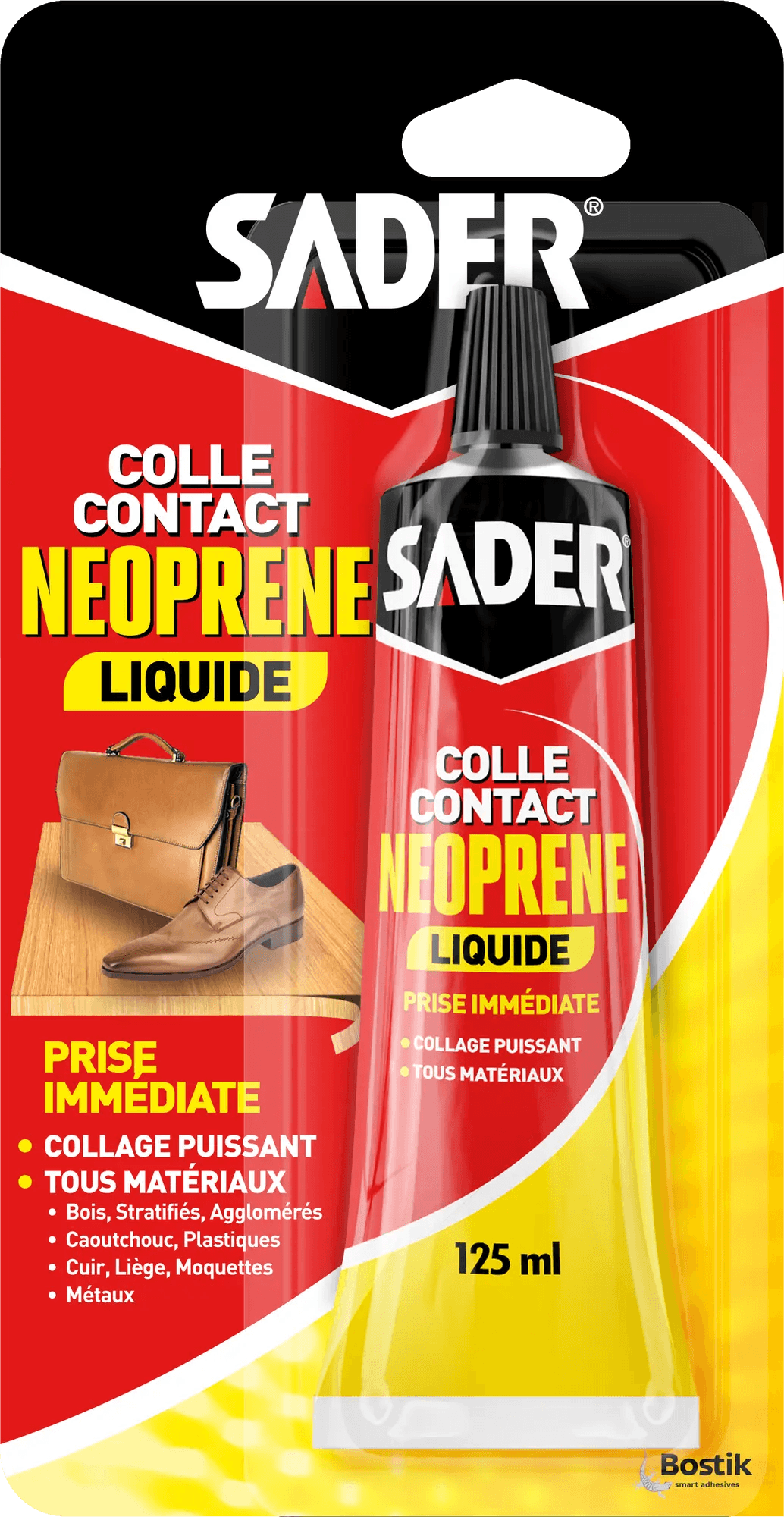 Colle Néoprène Liquide Multi-usages 125 ml - SADER - Image 1