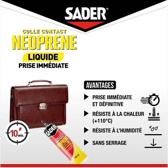 Colle Néoprène Liquide Multi-usages 125 ml - SADER - Image 2