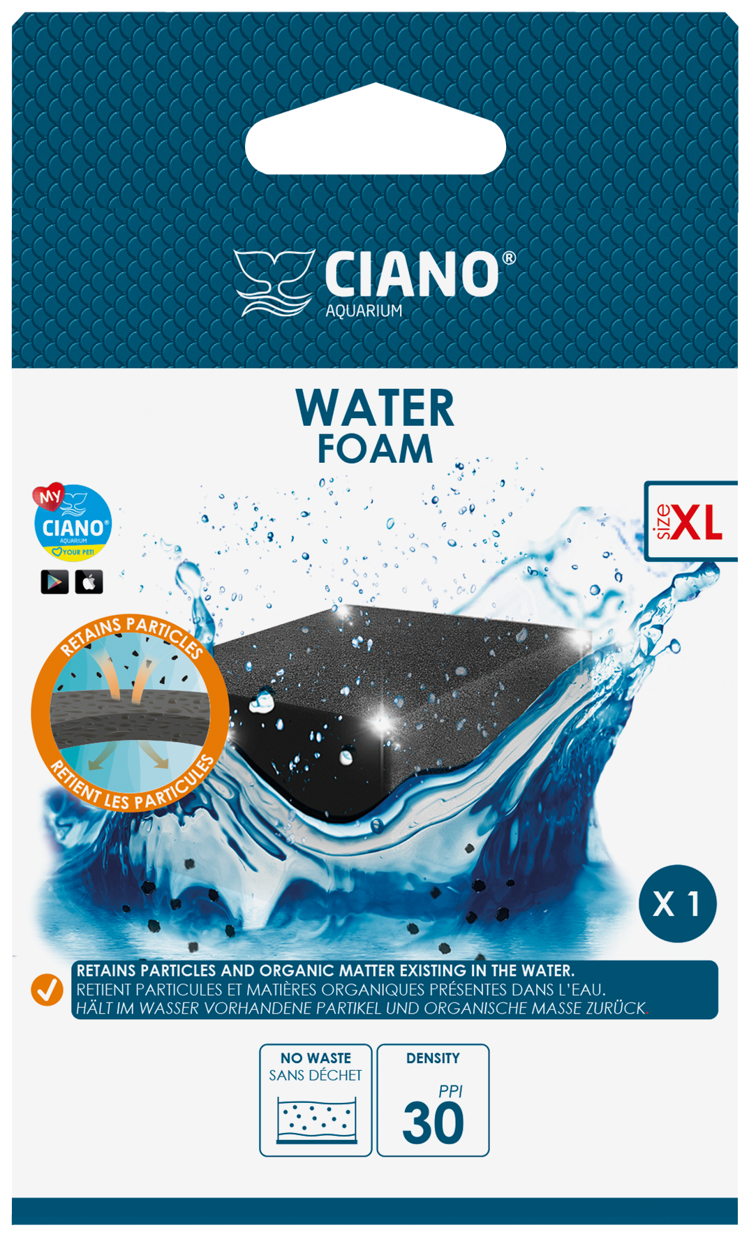 Ciano - Mousse de filtration taille XL compatible CFBIO XL - Image 1