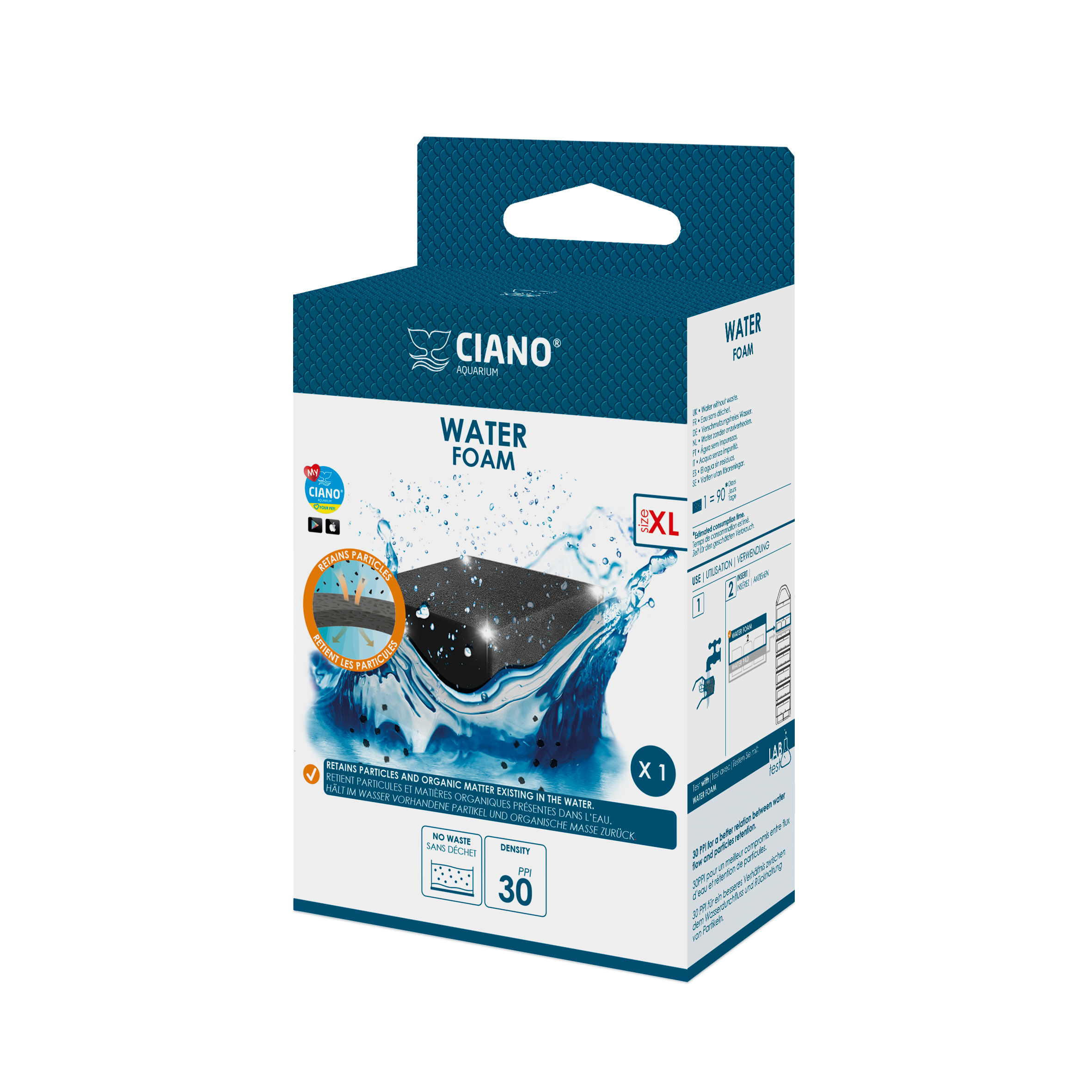 Ciano - Mousse de filtration taille XL compatible CFBIO XL - Image 2
