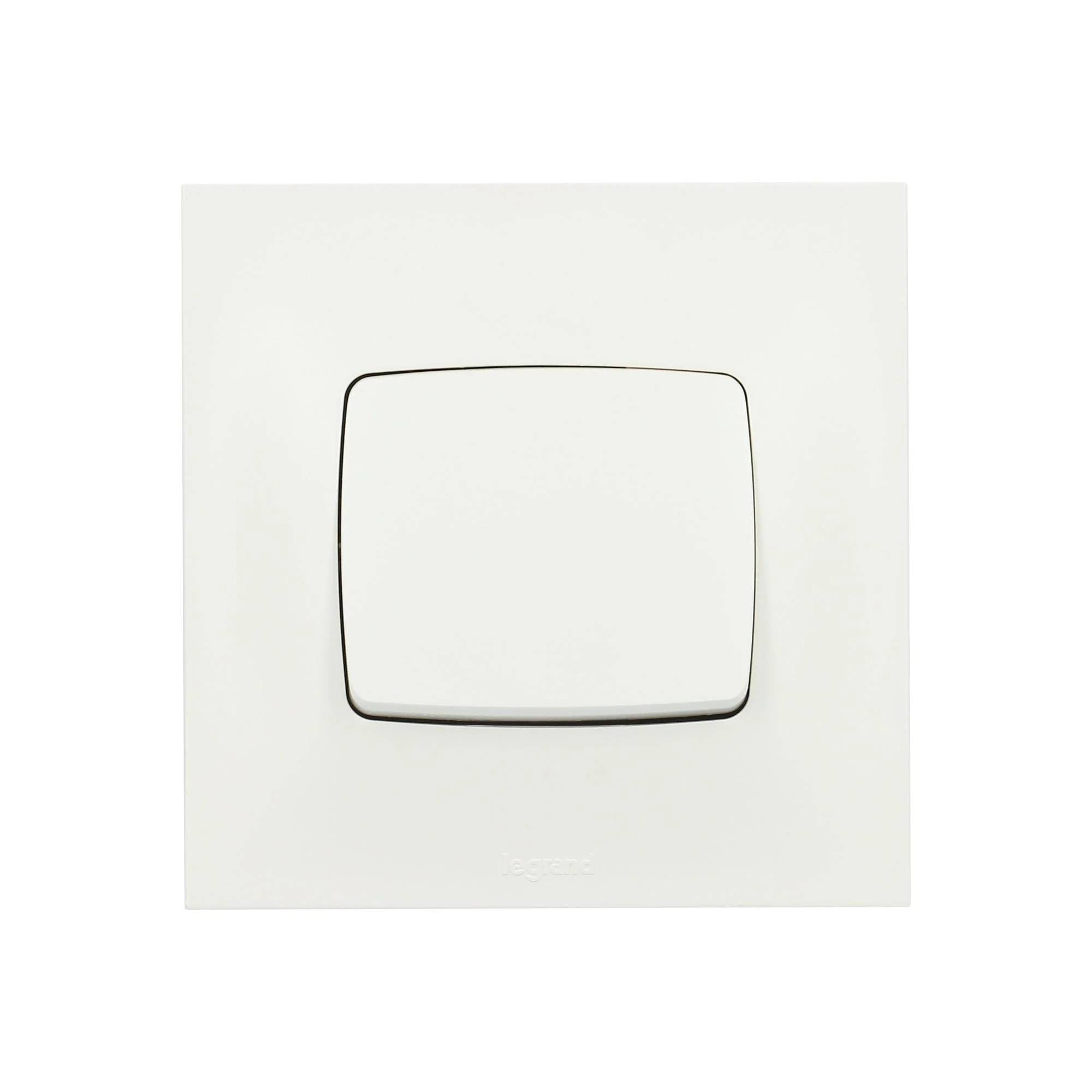 Interrupteur va-et-vient Blanc 10A complet Neptune - LEGRAND
