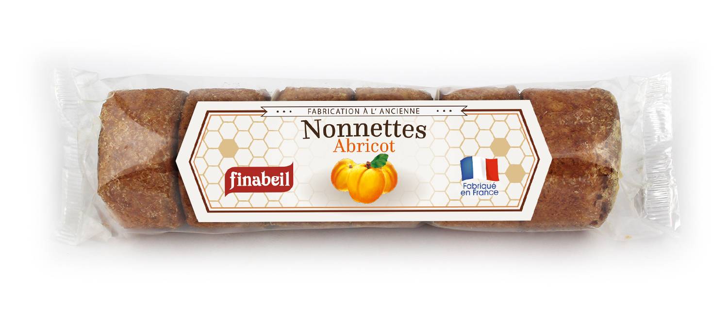 Finabeil - Nonnettes fourrées abricot 200 g  - Finabeil
